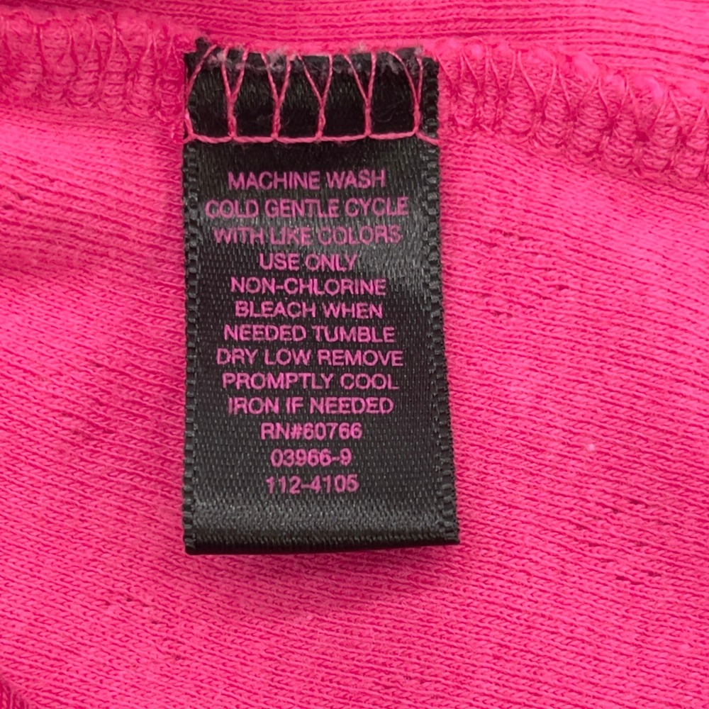 Y2K Betseyville Babydoll Pajama Top Womens Medium Pink Ruffle Pointelle Coquette - Picture 9 of 13